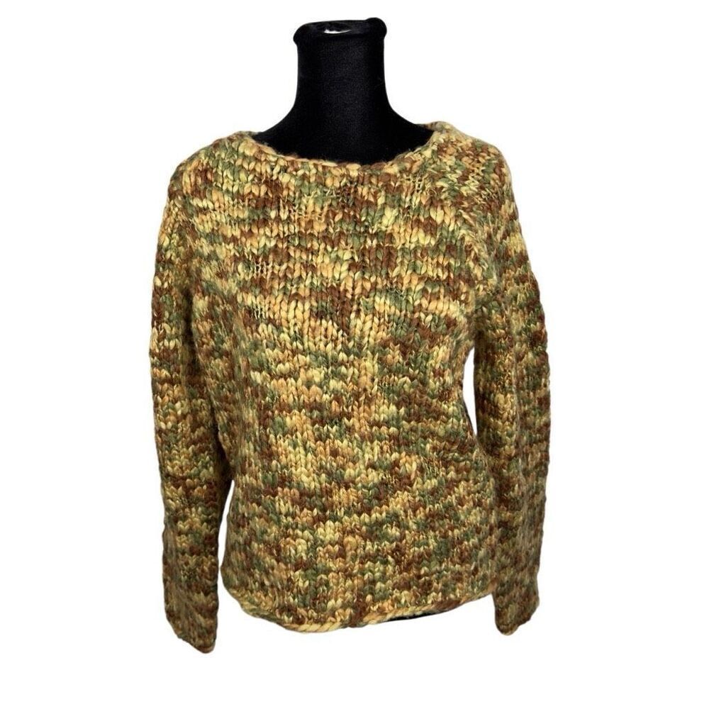 Vintage Chunky Knit Amore‎ Wool Blend Sweater - Women’s S